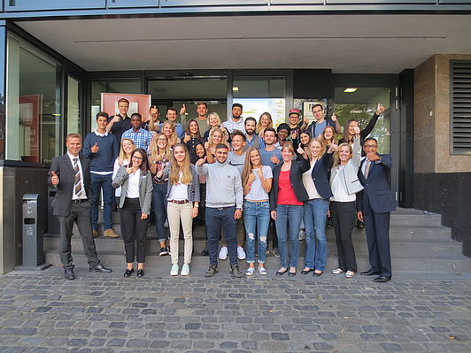 Semesterstart in Köln für die neuen eufom Studierenden (Foto: eufom)